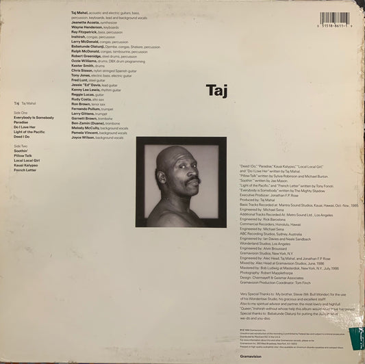 【USED, US ORIG】Taj Mahal  - Taj (LP)