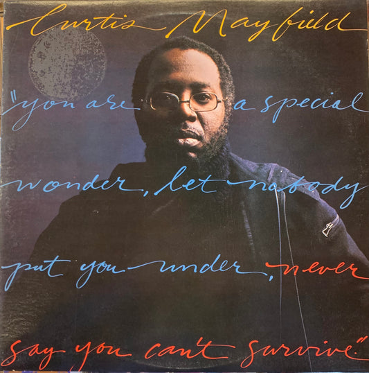 【USED, US ORIG】Curtis Mayfield	Never Say You Can't Survive (LP)