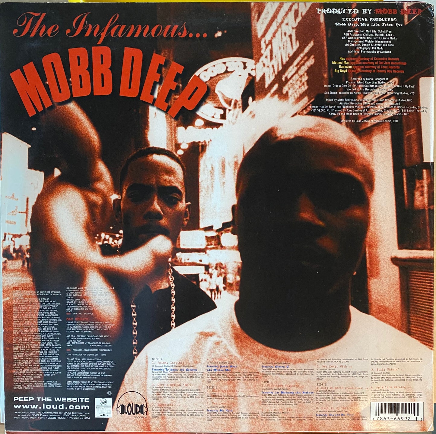 【USED】Mobb Deep - Hell On Earth (LP)