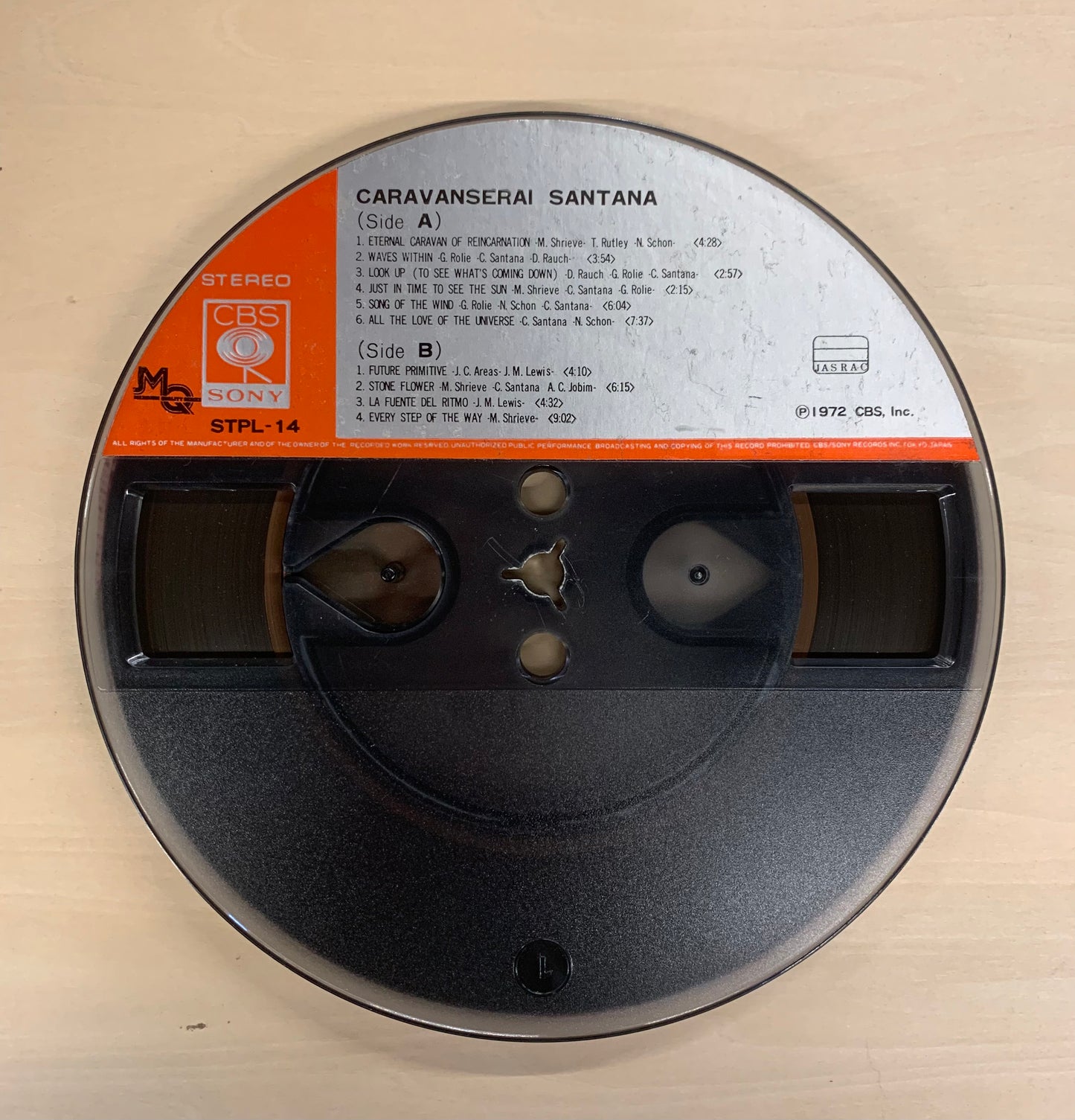 【USED, オープンリール】Santana – Caravanserai