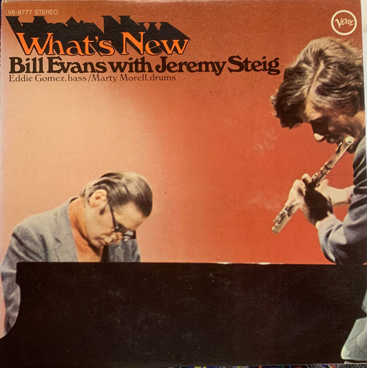 【USED, US ORIG】Bill Evans With Jeremy Steig - What's New (LP)