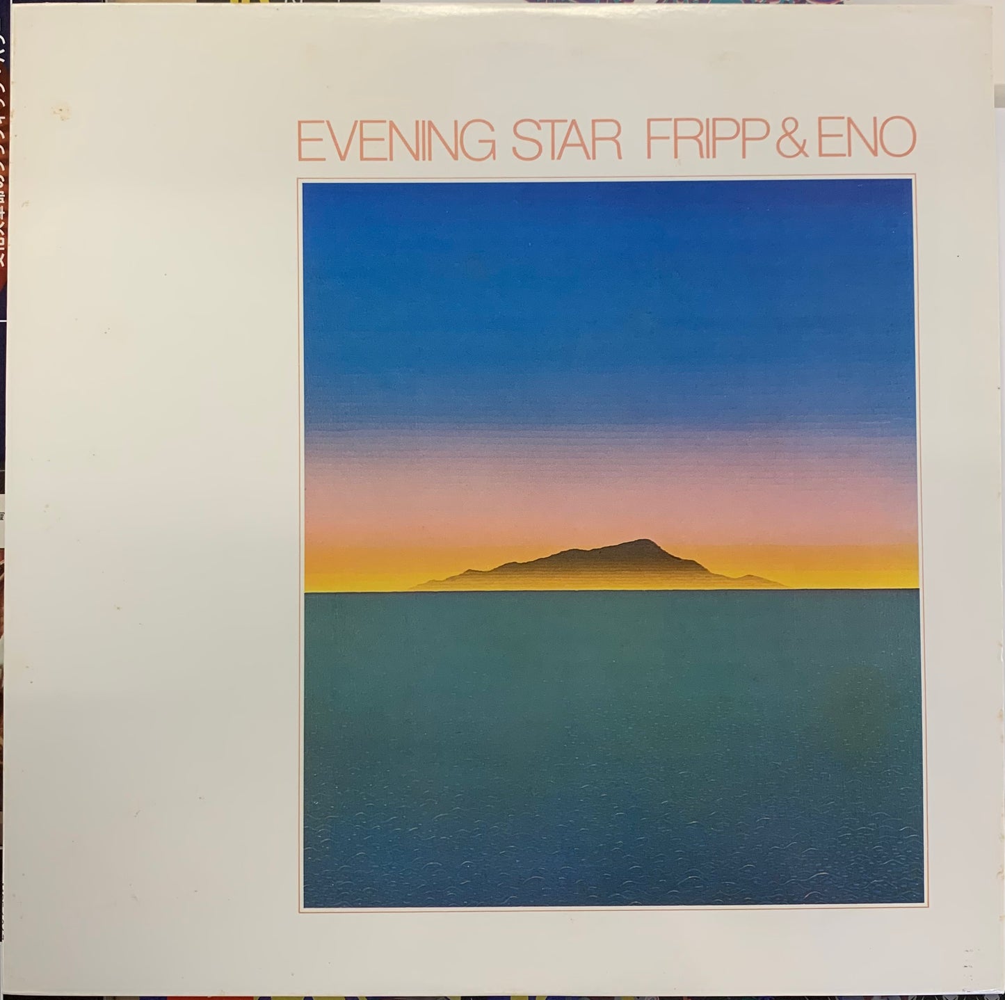 【USED, JAPAN PRESS】Fripp & Eno	Evening Star (LP)
