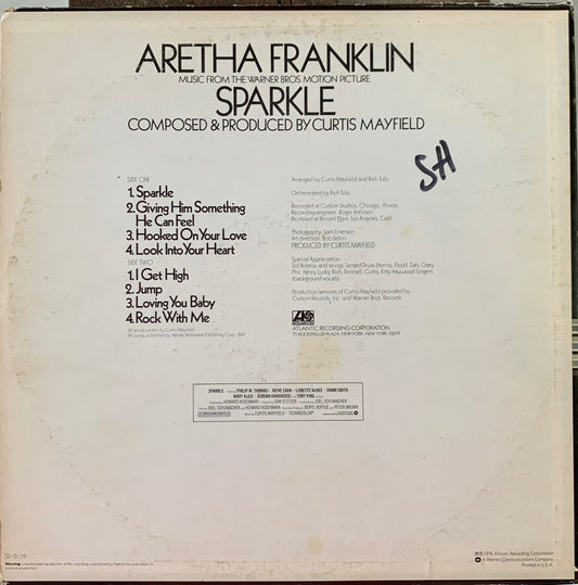 【USED,  US Orig】 Aretha Franklin - Sparkle (LP)