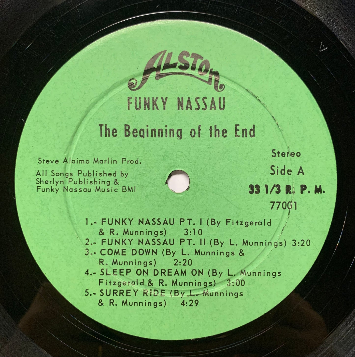 【USED, US Orig】The Beginning Of The End - Funky Nassau (LP)