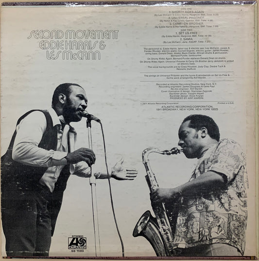 【USED】Eddie Harris & Les McCann - Second Movement (LP)