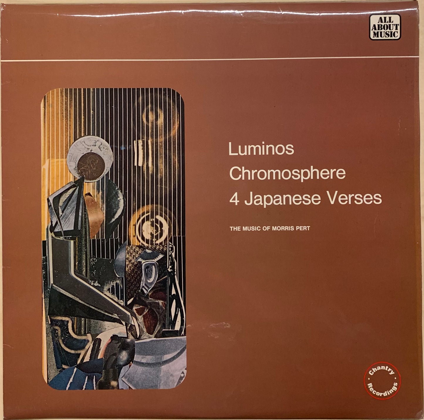 【USED, UK Orig】Morris Pert - Luminos / Chromosphere / 4 Japanese Verses (LP)
