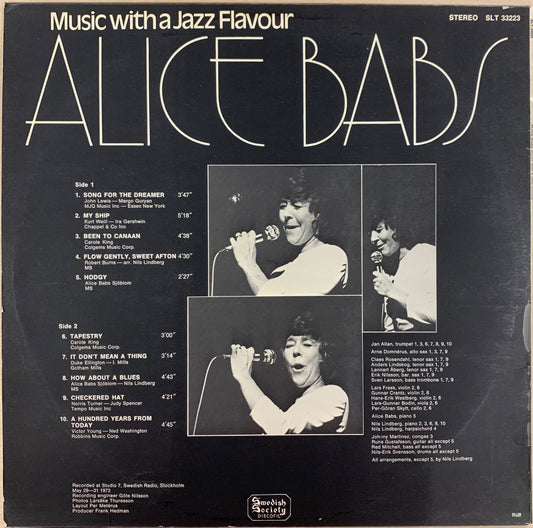 【USED, Orig】Alice Babs / Nils Lindberg's Orchestra - Music With A Jazz Flavour (LP)