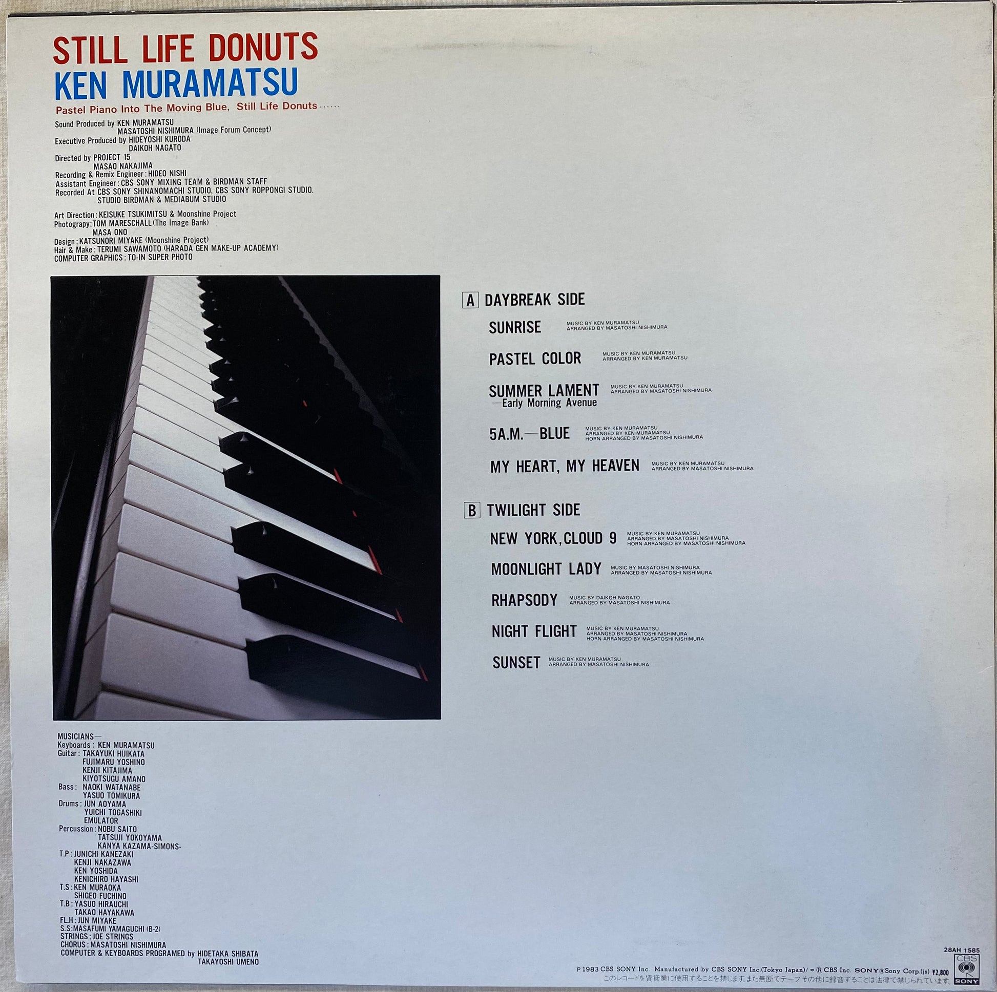 USED】村松健 - Still Life Donuts(LP) – CELLAR RECORDS USED】村松健 - Still Life Donuts(LP) – CELLAR RECORDS