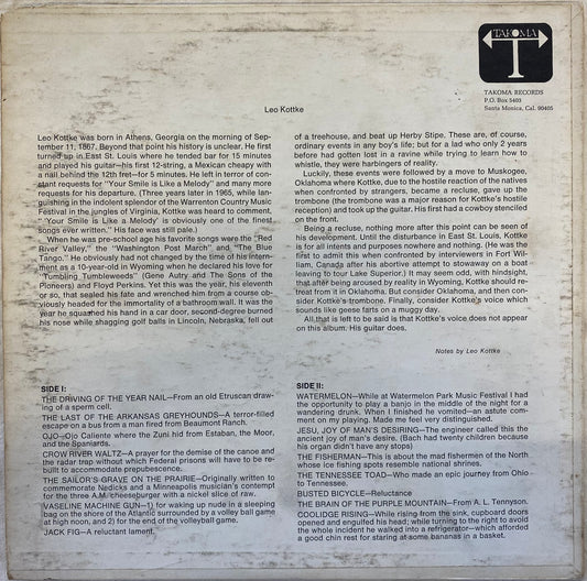 【USED】Leo Kottke  - 6- And 12-String Guitar (LP)