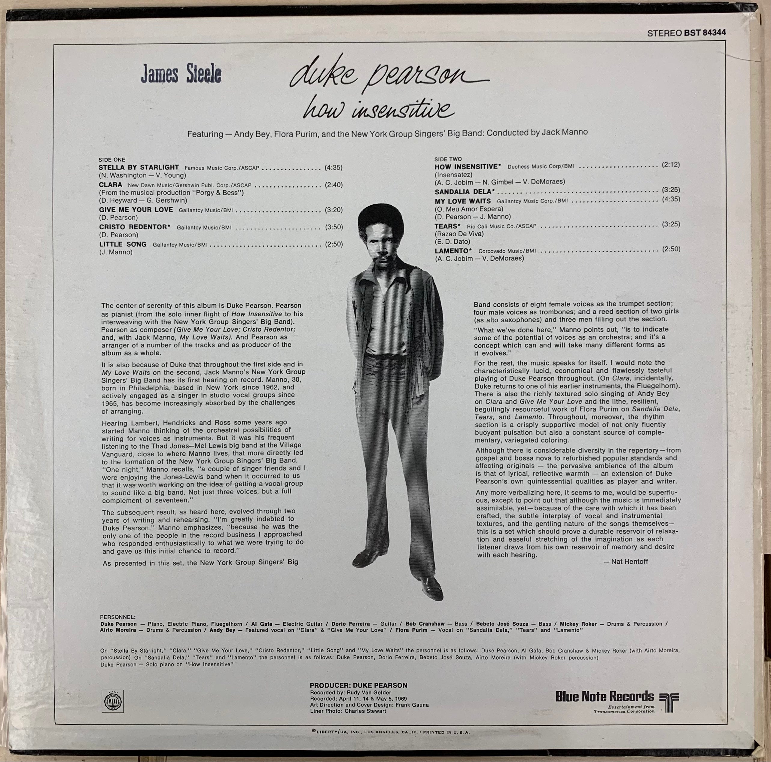 USEDDuke Pearson - How Insensitive (LP) – CELLAR RECORDS