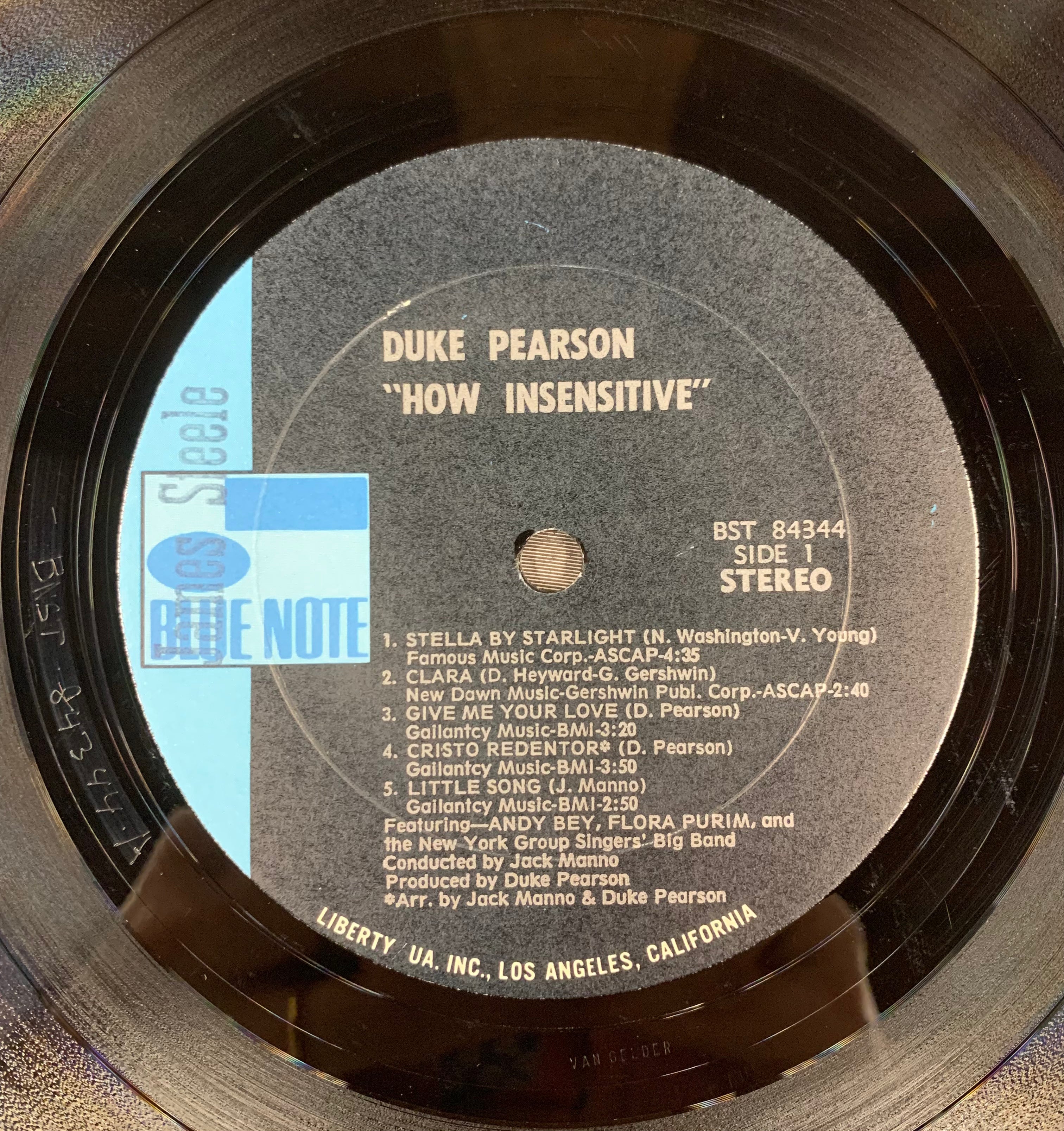 USEDDuke Pearson - How Insensitive (LP) – CELLAR RECORDS