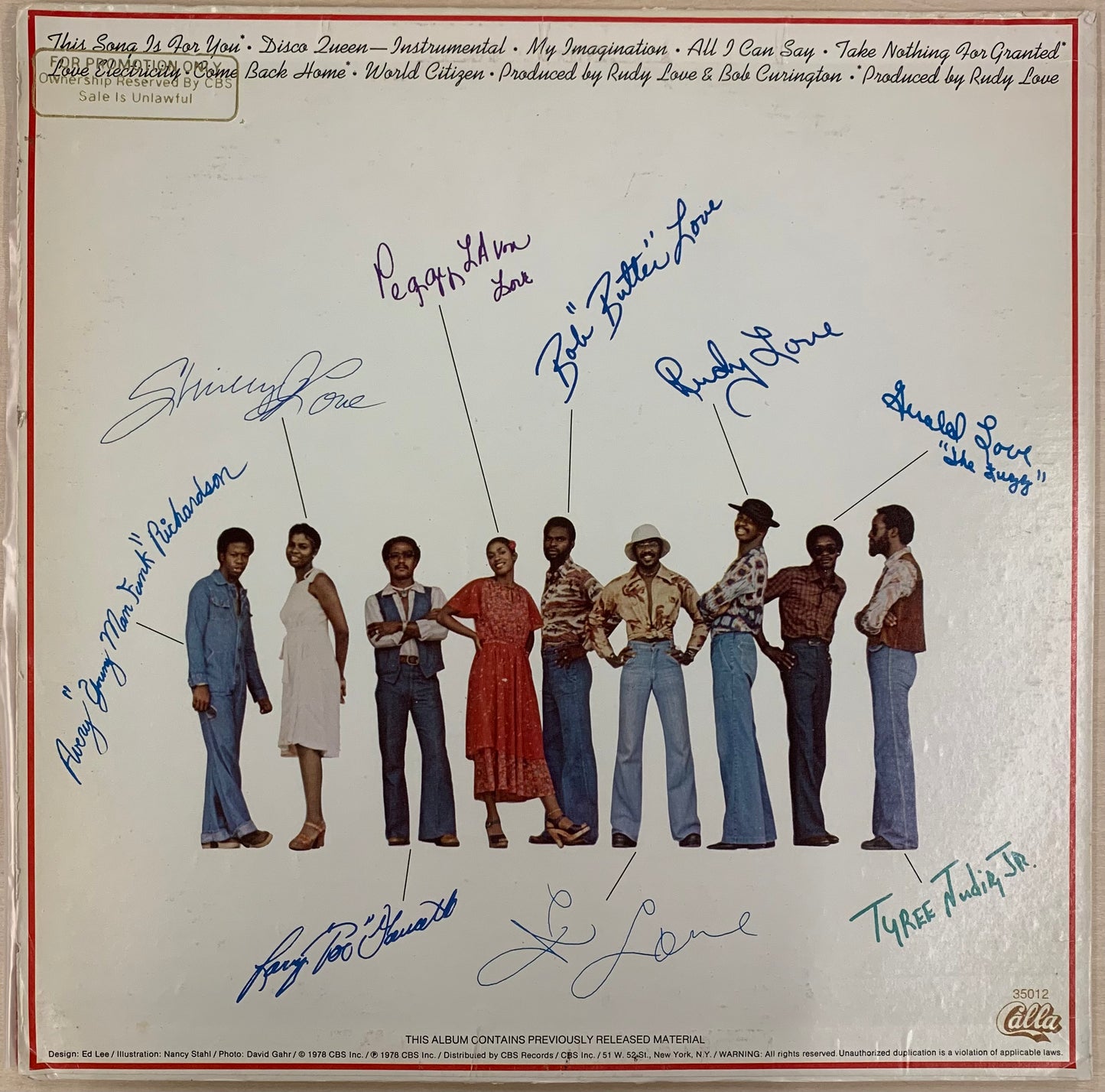 【USED】Rudy Love And The Love Family - This Song Is For You (LP)