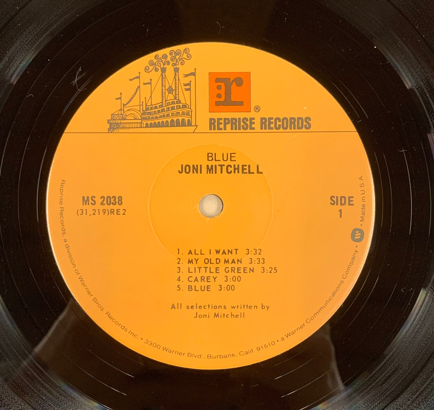 【USED, US PRESS】Joni Mitchell - Blue (LP)