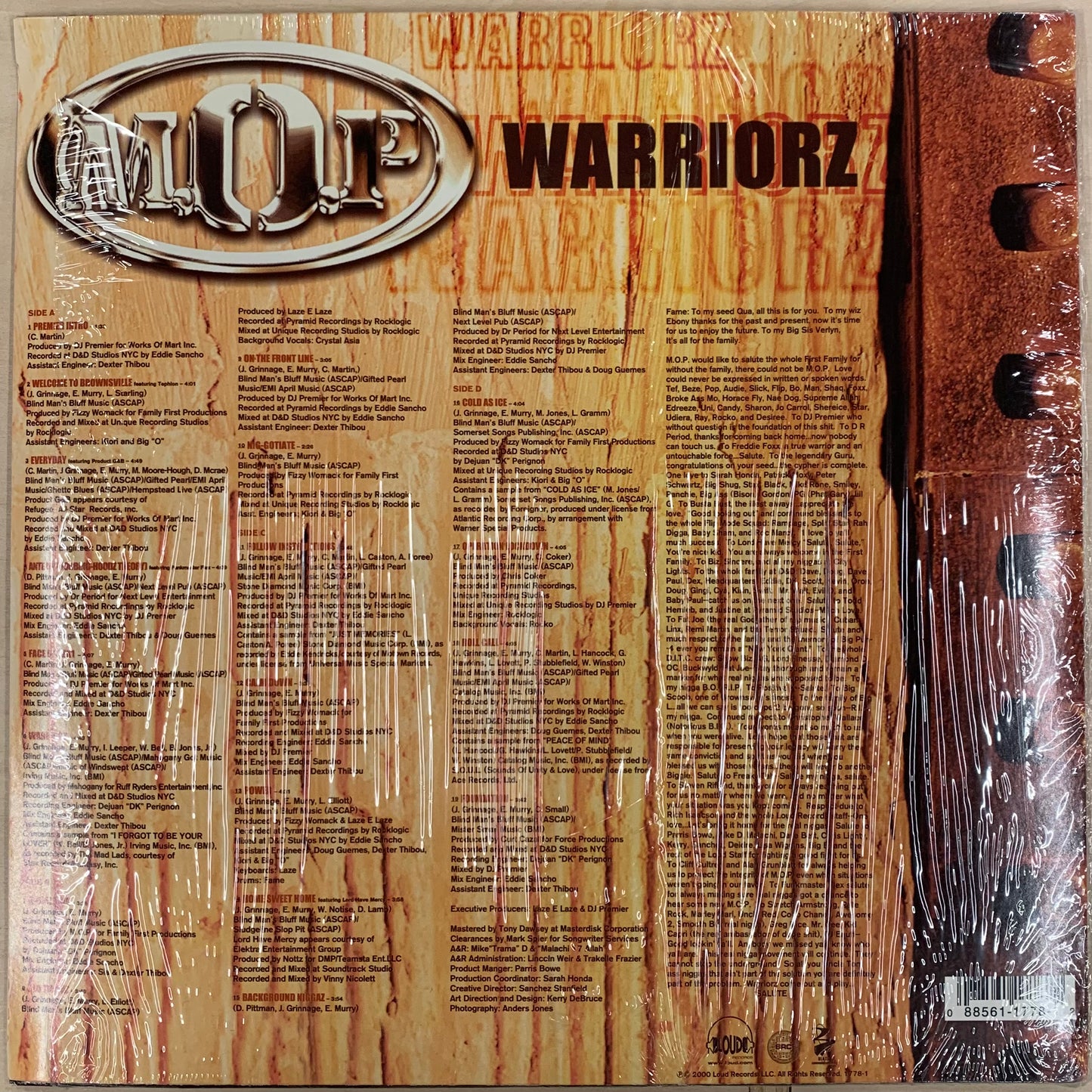 【USED, US Orig】M.O.P. - Warriorz (LP)