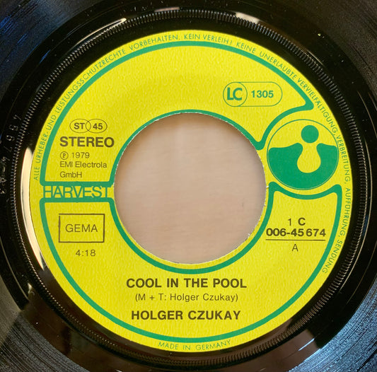 【USED, GERMAN Orig】Holger Czukay – Cool In The Pool / Oh Lord Give Us More Money (7)