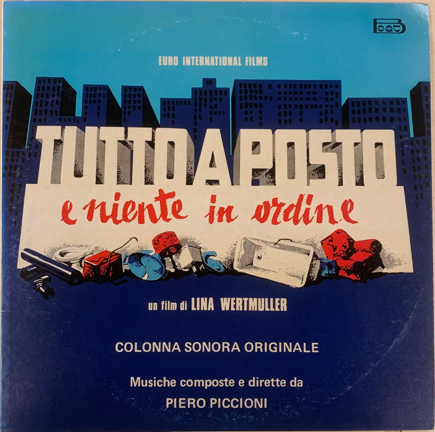 【USED】Piero Piccioni - Tutto A Posto E Niente In Ordine (LP)