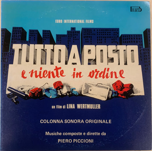 【USED】Piero Piccioni - Tutto A Posto E Niente In Ordine (LP)
