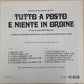 【USED】Piero Piccioni - Tutto A Posto E Niente In Ordine (LP)