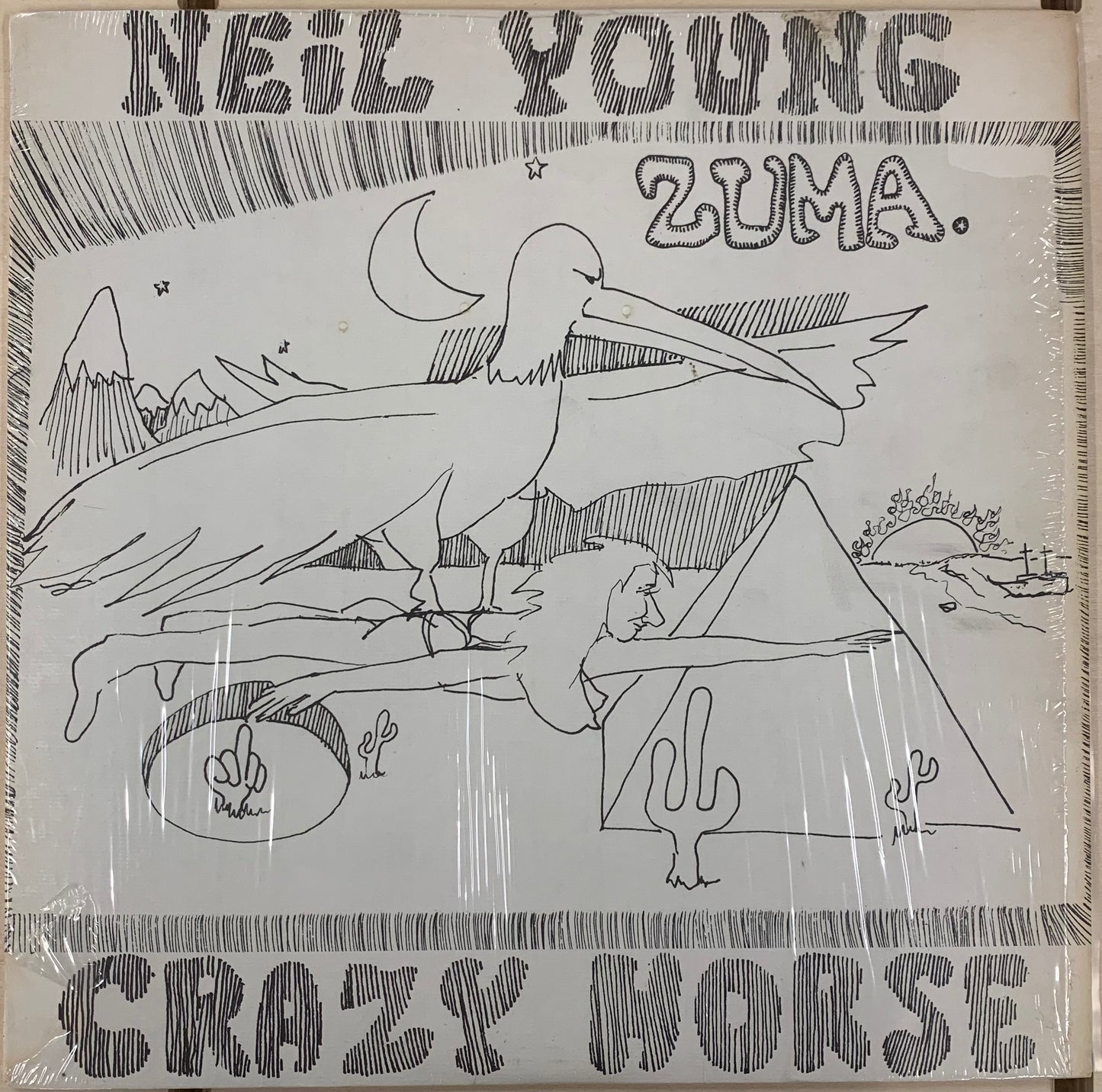 【USED, US Orig】Neil Young With Crazy Horse - Zuma (LP)