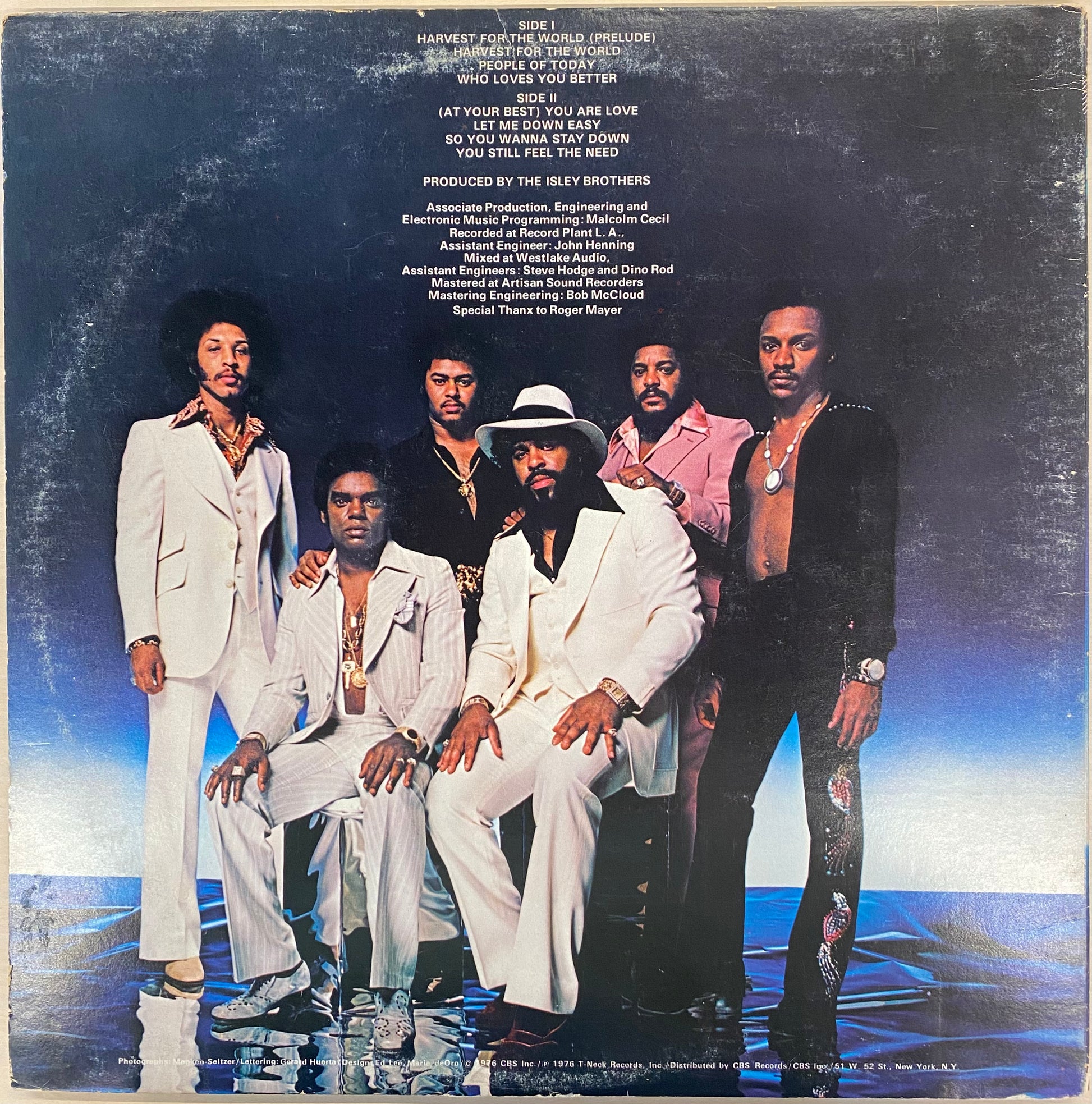 中古LP / USオリジナル】The Isley Brothers - Harvest For The World 中古LP / USオリジナル】The Isley Brothers - Harvest For The World