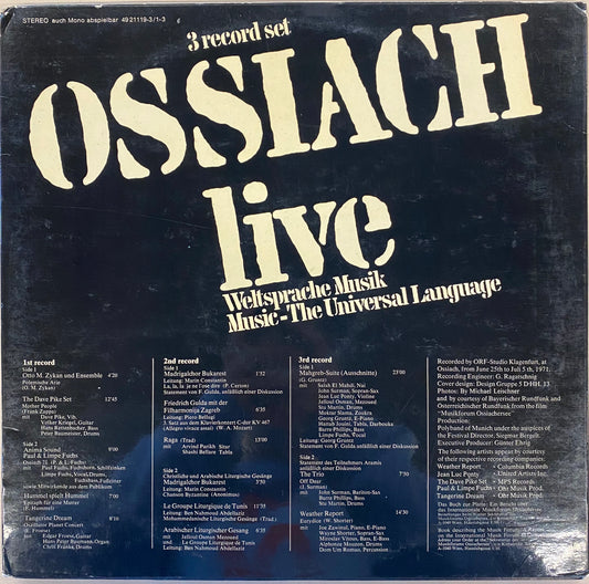OSSIACH Live