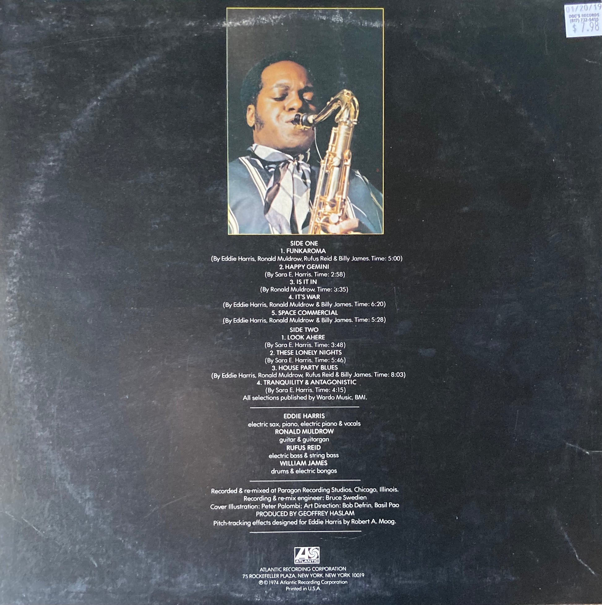 USED】Eddie Harris - Is It In (LP) – CELLAR RECORDS USED】Eddie Harris - Is It In (LP) – CELLAR RECORDS