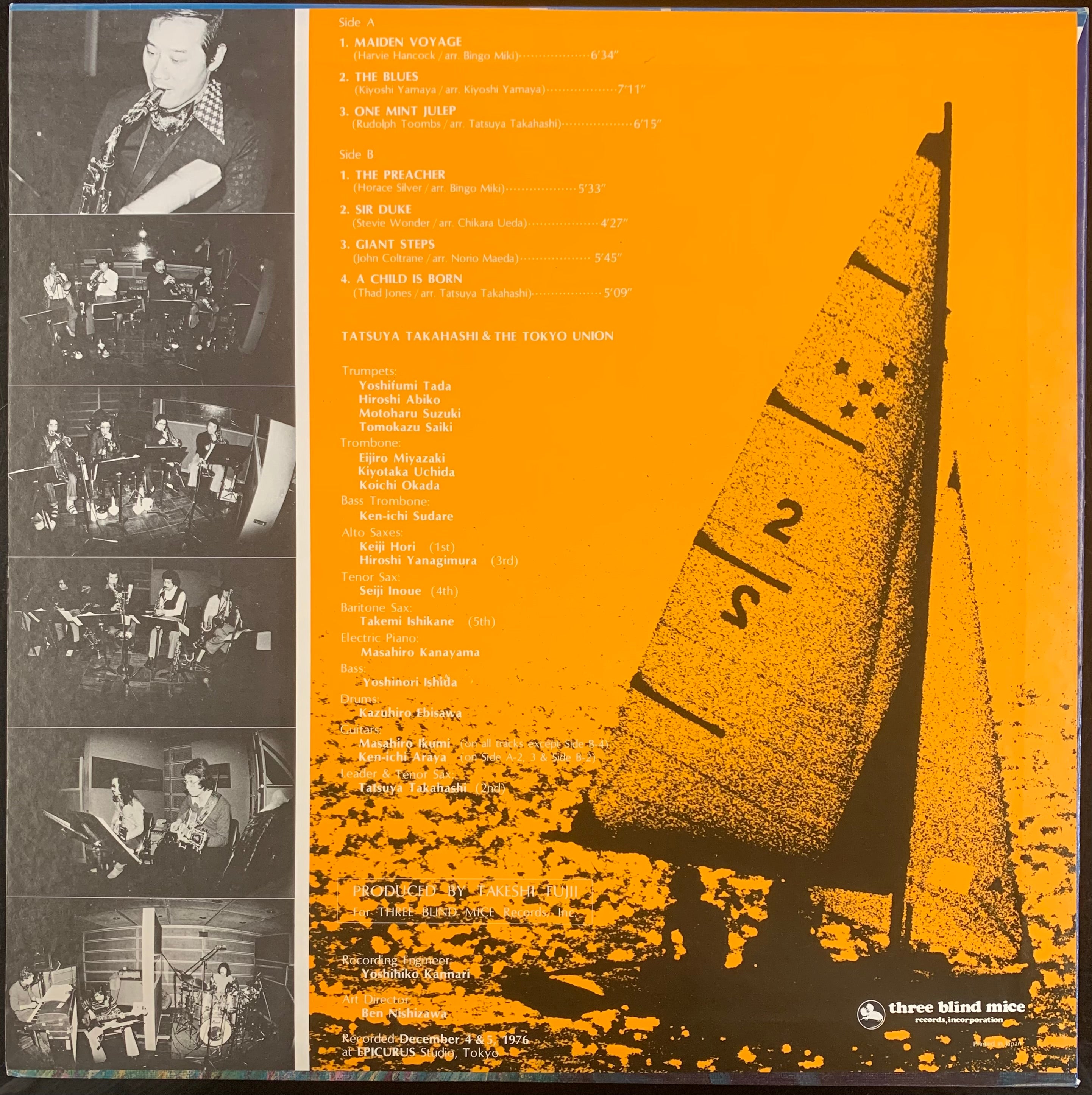 中古レコード/オリジナル】高橋達也 & The Tokyo Union - Maiden