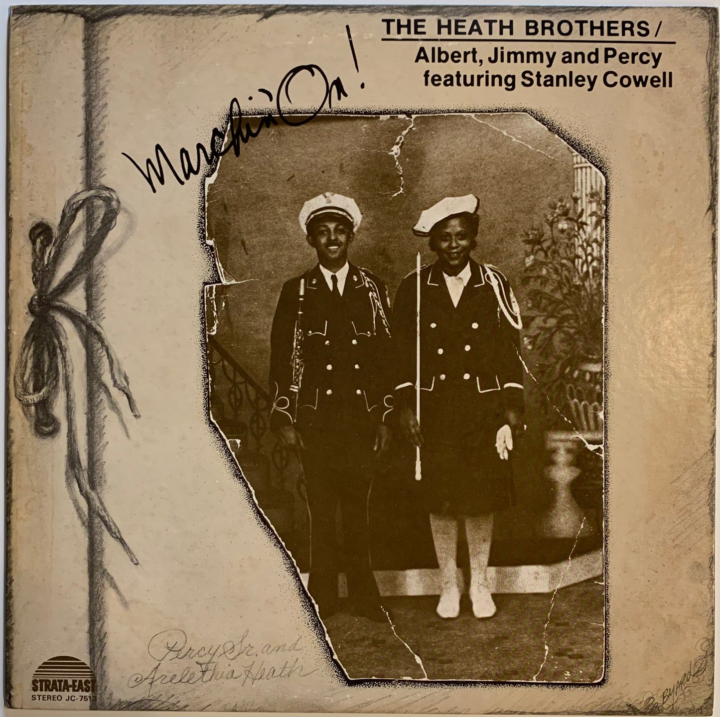 【USED】The Heath Brothers / Albert, Jimmy And Percy Featuring Stanley Cowell	Marchin' On! (LP)