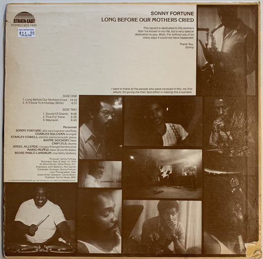 【USED】Sonny Fortune - Long Before Our Mothers Cried (LP)