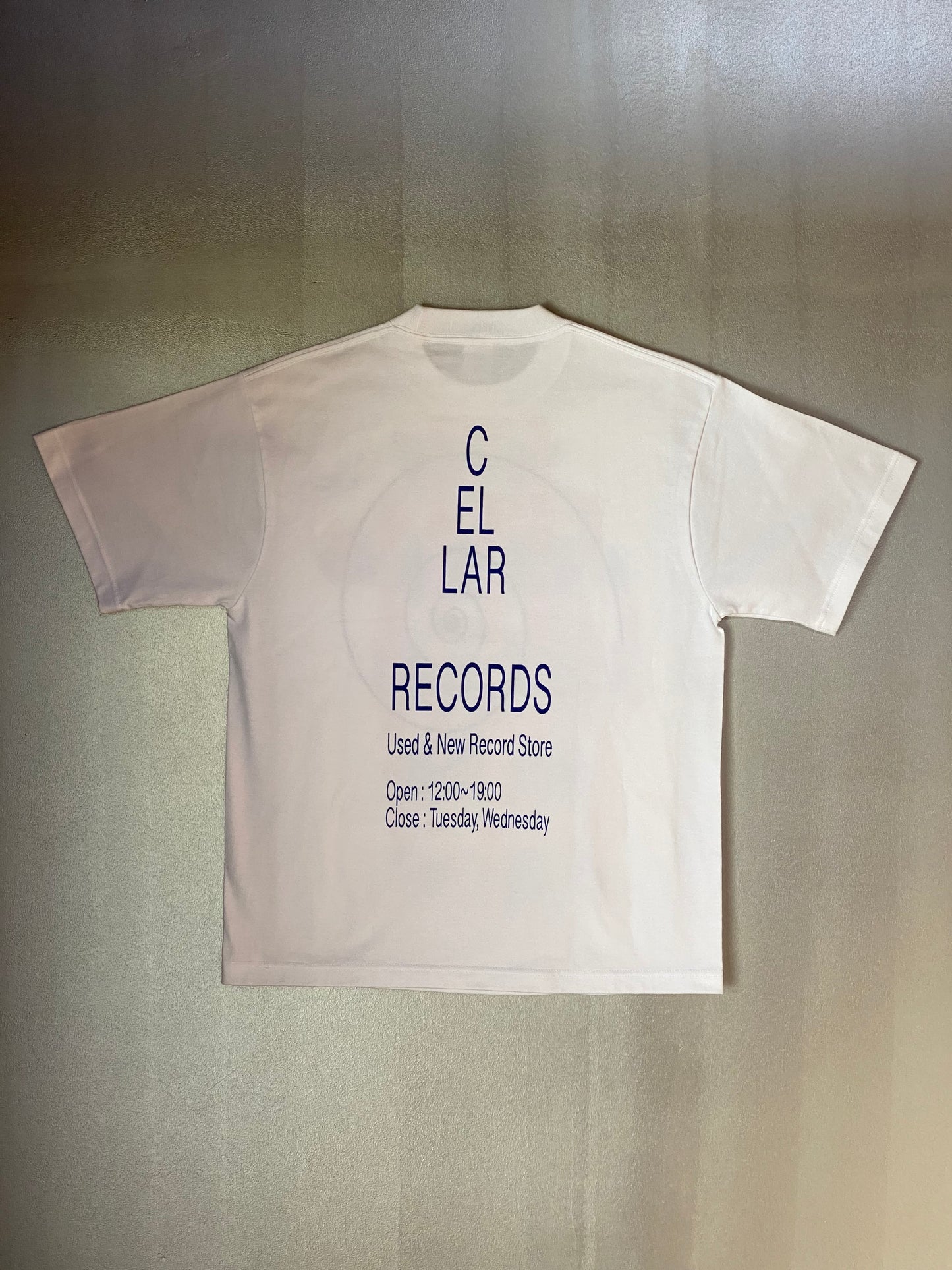 CELLAR RECORDS オリジナルTシャツ(WHITE)