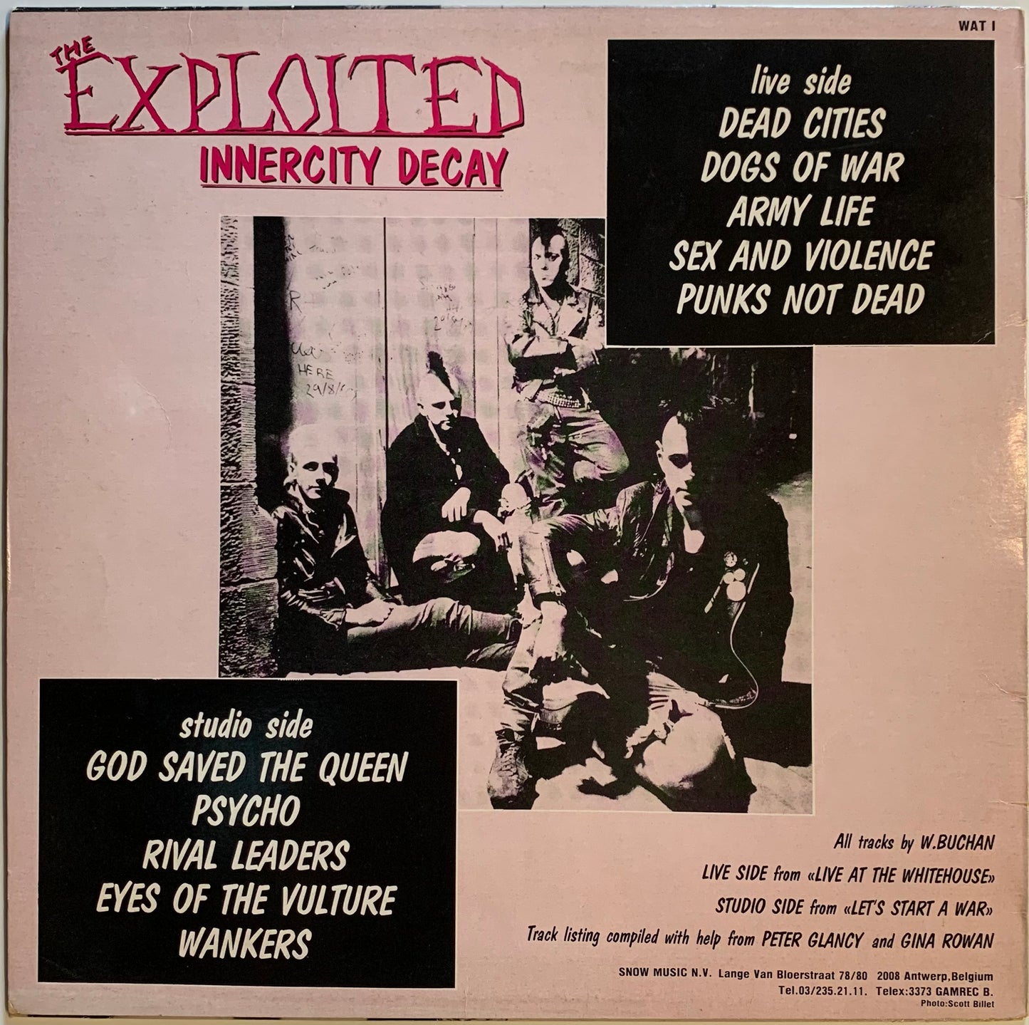 【USED】The Exploited - Innercity Decay (LP)