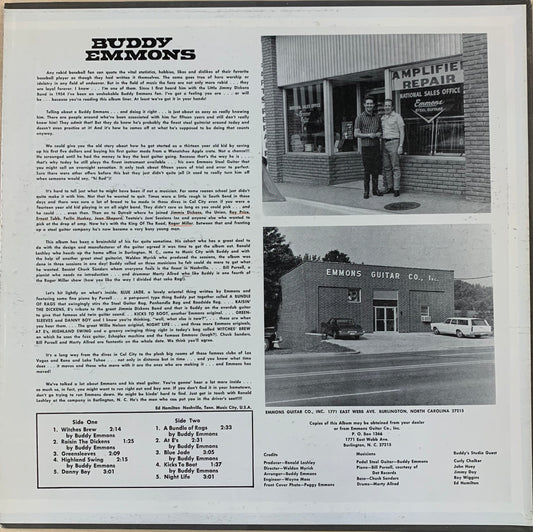 【USED】Buddy Emmons - Emmons Guitar Inc. (LP)