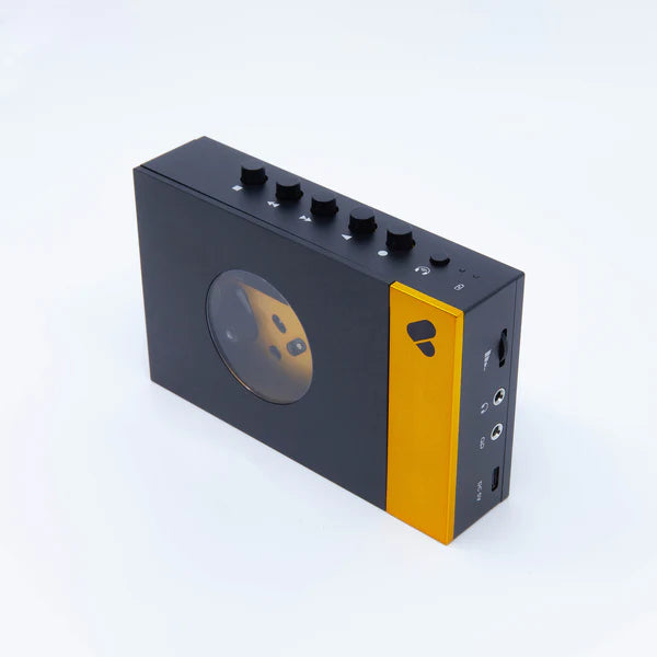 We Are Rewind Cassette Player(Black & Yellow - Amy)