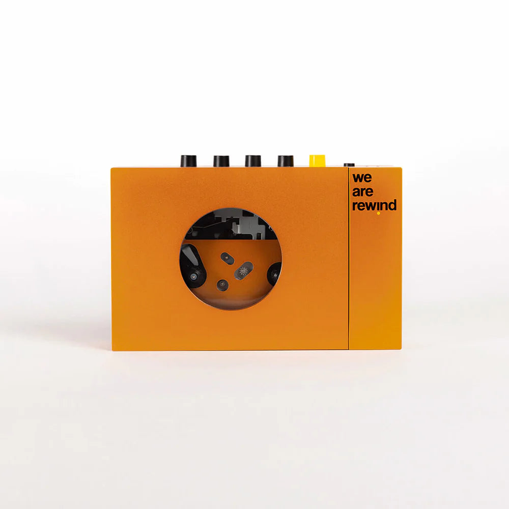 we are rewind カセットプレーヤー オレンジ　本体 We Are Rewind Cassette Player (Orange - Serge) – CELLAR RECORDS