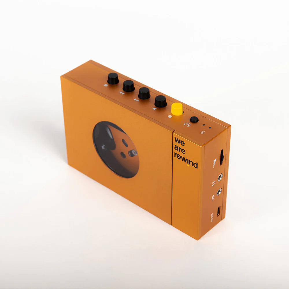 We Are Rewind Cassette Player (Orange - Serge)